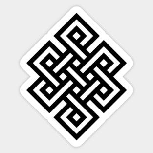 Buddhist endless knot Sticker